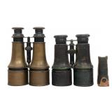 20th C. US & FRENCH POCKESCOPE & BINOCULARS