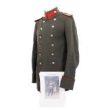 WWI GERMAN NAMED M1910 A RTILLERY LITEWKA TUNIC