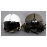 COLD WAR US NAVY SPH-3 & ARMY SPH-4 FLIGHT HELMETS