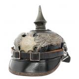 WWI GERMAN PRUSSIAN GARDE EM/NCO PICKELHAUBE