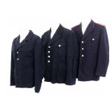 POST-WWII GERMAN FIRE POLICE / AUXILIARY TUNICS