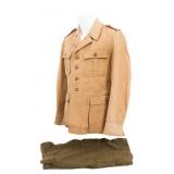WWII GERMAN LUFTWAFFE FLAK EM TROPICAL UNIFORM