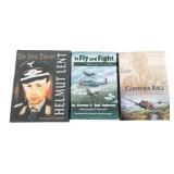 WWII - COLD WAR US & GERMAN PILOTS SIGNED BOOKS