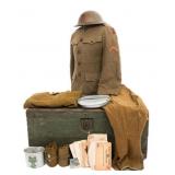 WWI US AEF 27th DIVISION NAMED UNIFORM GROUPING