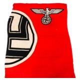 WWII GERMAN STATE SERVICE HALF FLAG