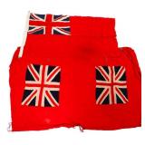 BRITISH NAVY RED ENSIGN FLAGS