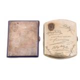 IMPERIAL GERMAN .900 SILVER & ALLOY CIGARETTE CASE
