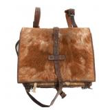 IMPERIAL JAPANESE TAISHO PERIOD LEATHER BACKPACK