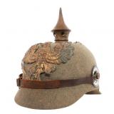 IMPERIAL GERMAN PRUSSIAN 1915 NCO FELT PICKELHAUBE