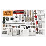 WWII GERMAN CLOSE COMBAT CLASP, INSIGNIA & BADGES