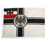 WWI IMPERIAL GERMAN NAVAL WAR ENSIGN FLAG