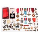 19th C - COLD WAR WORLD MILITARY MEDALS & INSIGNIA