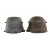 IMPERIAL GERMAN M16 & M18 COMBAT HELMETS