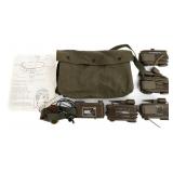 VIETNAM WAR US ARMY TRC-3A SEISMIC DETECTOR SET