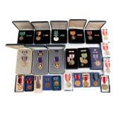 WWII - GULF WARS US ARMED FORCES MEDALS