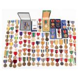 WWII - COLD WAR US ARMED FORCES SERVICE MEDALS