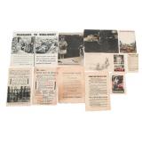 WWII GERMAN ANTI-US PROPAGANDA LEAFLETS