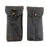 WWII GERMAN P08 LUGER MAGAZINE POUCHES