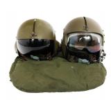 VIETNAM WAR US SPH-4 & APH-5 FLIGHT HELMETS