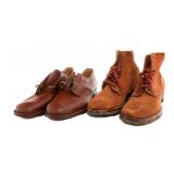 WWII USN UNISSUED BOONDOCKER BOOTS & DRESS SHOES