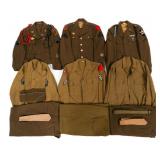 WWII US ARMY TANK DESTROYER & 2nd DIV UNIFORM SETS
