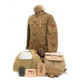WWI US ARMY 23rd ENGINEER 3rd WAGON CO NAMED GROUP