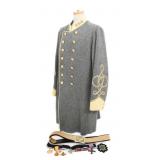 REENACTOR CIVIL WAR FROCK COAT & GERMAN INSIGNIA