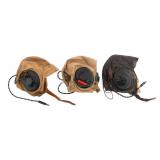 WWII USAAF TYPE A-11 & AN-H-15 FLIGHT HELMETS