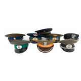COLD WAR SOVIET UNION & EAST GERMAN VISOR CAPS