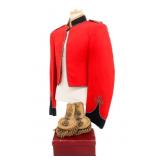 20th C BRITISH ARMY 2nd LT TUNIC & NAVY EPAULETTES