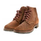 WWII - POST WAR USMC BOONDOCKER / ROUGHOUT BOOTS