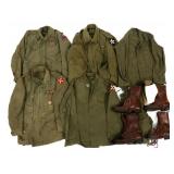 KOREAN - VIETNAM WAR US ARMY M65 JACKETS & SHIRTS