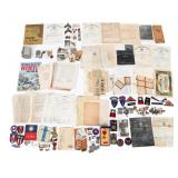 WWII US NAMED MEDAL & EPHEMERA GROUPINGS