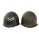WWII US ARMED FORCES M1 COMBAT HELMETS