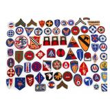 WWII - COLD WAR US ARMY & USMC SHOULDER PATCHES