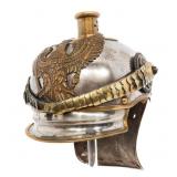 IMPERIAL GERMAN PRUSSIAN 1889 JAGER OFF HELMET