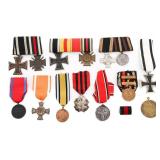 IMPERIAL GERMAN & BELGIAN SERVICE MEDALS