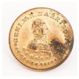 19th C. WILLIAM HENRY HARRISON POLTICAL BUTTON