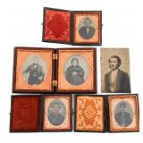 19th C. US CIVILIAN DAGUERREOTYPE & TINTYPE PHOTOS
