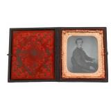 CIVIL WAR UNION SOLDIER TINTYPE PHOTOGRAPH