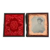 CIVIL WAR UNION INFANTRY TINTYPE PHOTOGRAPH