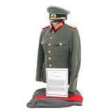 WWII GERMAN HEER GENERALMAJOR NAMED UNIFORM SET