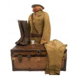 WWI AEF USAS NAMED PILOT UNIFORM GROUPING