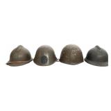 WWII WORLD MILITARY COMBAT HELMETS