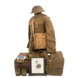 WWI US AEF 37th DIV. ARTILLERY ATTRIBUTED GROUPING