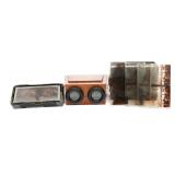 WWI FRENCH STEREOSCOPIC VIEWER & GLASS SLIDES