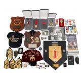 COLD WAR US SGT MAJ. NAMED MEDAL & PLAQUE GROUPING