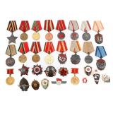 WWII - COLD WAR SOVIET RED BANNER ORDER & MEDALS