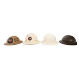 WWII BRITISH MkII & US CIVIL DEFENSE HELMETS