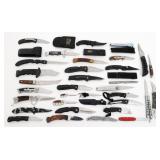 FOLDING & POCKET KNIVES - GERBER, S&W, SCHRADE